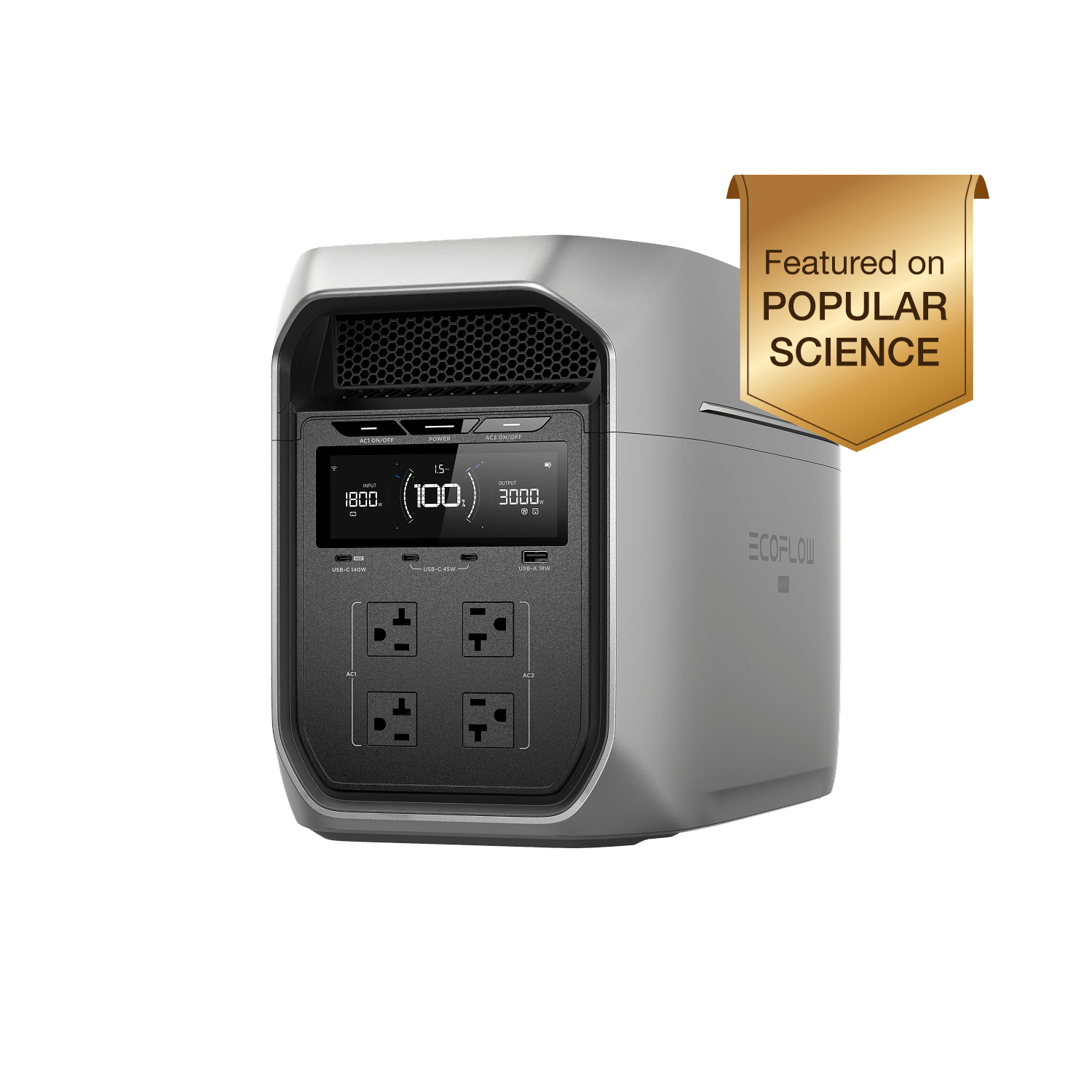 EcoFlow DELTA 3 Max Plus Portable Power Station – 2048Wh / 3000W