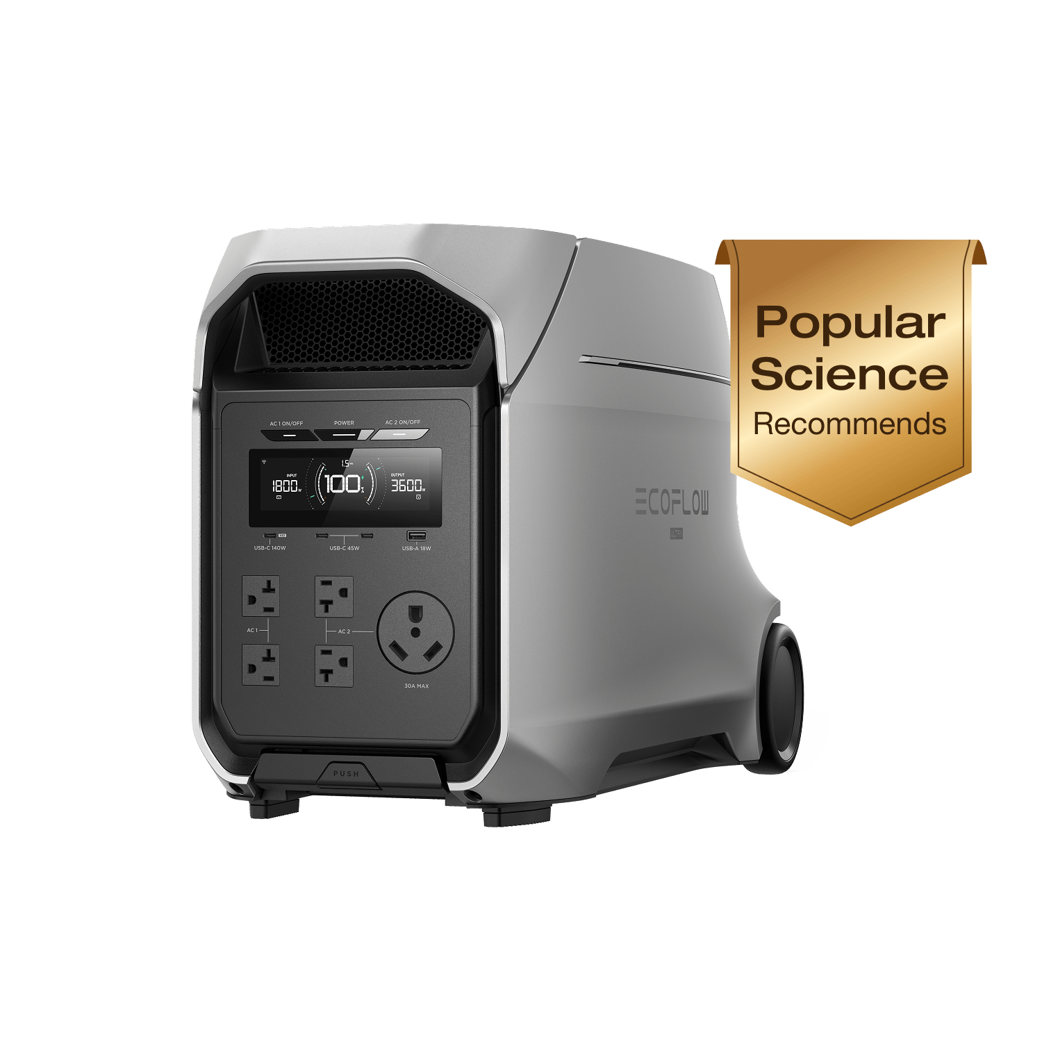 EcoFlow DELTA 3 Ultra Plus Portable Power Station – 3072Wh / 3600W