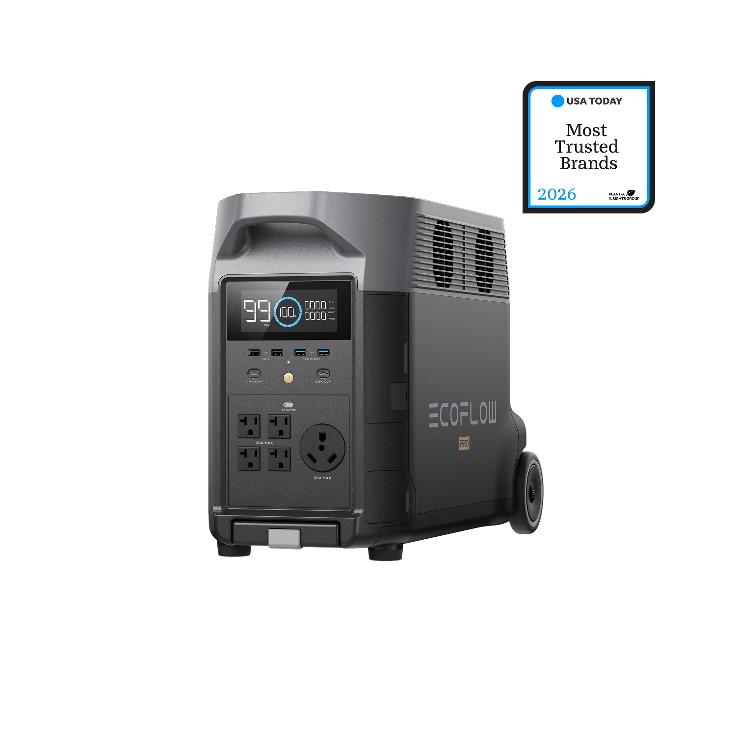 EcoFlow DELTA Pro Portable Power Station – 3600Wh / 3600W
